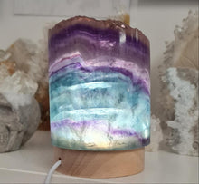 Load image into Gallery viewer, Rainbow Fluorite Lamp