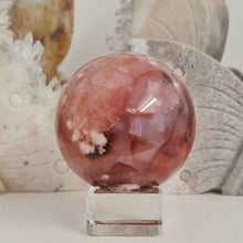Load image into Gallery viewer, Carnelian Flower Agate Sphere