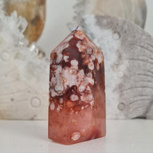 Load image into Gallery viewer, Carnelian Flower Agate Tower