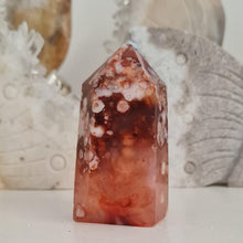 Load image into Gallery viewer, Carnelian Flower Agate Tower