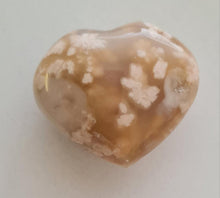 Load image into Gallery viewer, Flower Agate Hearts