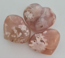 Load image into Gallery viewer, Flower Agate Hearts
