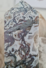 Load image into Gallery viewer, Purple Moss Agate Tower