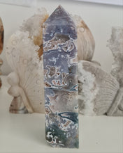 Load image into Gallery viewer, Purple Moss Agate Tower