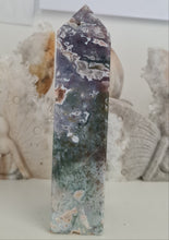 Load image into Gallery viewer, Purple Moss Agate Tower