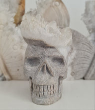 Load image into Gallery viewer, Quartz Cluster Skull
