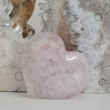 Load image into Gallery viewer, Amethyst Flower Agate Heart