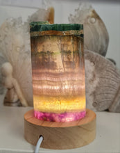Load image into Gallery viewer, Rainbow Fluorite Lamp
