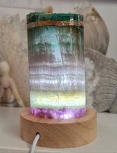 Load image into Gallery viewer, Rainbow Fluorite Lamp