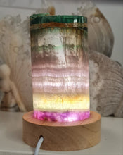 Load image into Gallery viewer, Rainbow Fluorite Lamp