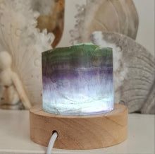 Load image into Gallery viewer, Rainbow Fluorite Lamp