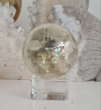 Load image into Gallery viewer, Citrine Sphere with Rainbows