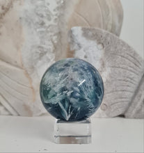 Load image into Gallery viewer, Feather Fluorite Sphere