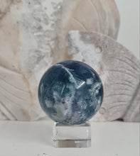 Load image into Gallery viewer, Feather Fluorite Sphere