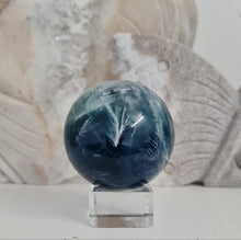Load image into Gallery viewer, Feather Fluorite Sphere