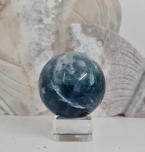 Load image into Gallery viewer, Feather Fluorite Sphere