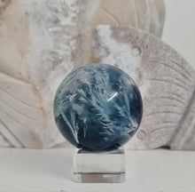 Load image into Gallery viewer, Feather Fluorite Sphere