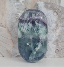 Load image into Gallery viewer, Feather Fluorite Palmstone