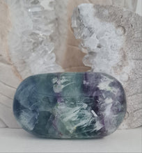 Load image into Gallery viewer, Feather Fluorite Palmstone