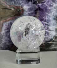 Load image into Gallery viewer, Crackle Quartz Sphere - Rainbows