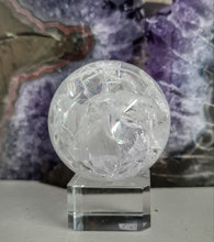 Load image into Gallery viewer, Crackle Quartz Sphere - Rainbows