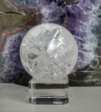 Load image into Gallery viewer, Crackle Quartz Sphere - Rainbows