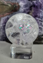 Load image into Gallery viewer, Crackle Quartz Sphere - Rainbows