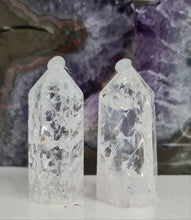 Load image into Gallery viewer, Crackle Quartz Tower - Rainbows
