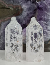 Load image into Gallery viewer, Crackle Quartz Tower - Rainbows