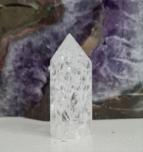 Load image into Gallery viewer, Crackle Quartz Tower - Rainbows