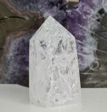 Load image into Gallery viewer, Crackle Quartz Tower - Rainbows