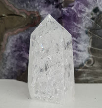 Load image into Gallery viewer, Crackle Quartz Tower - Rainbows