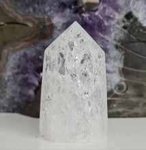 Load image into Gallery viewer, Crackle Quartz Tower - Rainbows