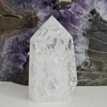 Load image into Gallery viewer, Crackle Quartz Tower - Rainbows