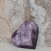 Load image into Gallery viewer, Lepidolite Heart - Gemmy