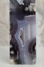 Load image into Gallery viewer, Black Flower Agate Tower