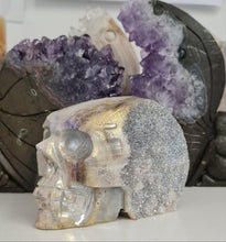 Load image into Gallery viewer, Sphalerite Aura Skull