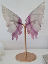 Load image into Gallery viewer, Purple and Green Fluorite Wings