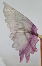 Load image into Gallery viewer, Purple and Green Fluorite Wings