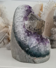 Load image into Gallery viewer, Amethyst with Calcite Inclusions