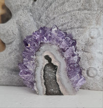 Load image into Gallery viewer, Amethyst Stalactite Slice