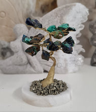 Load image into Gallery viewer, Chrysocolla Chip Wire Tree