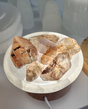 Load image into Gallery viewer, Selenite Cleansing Bowl with Smoky Quartz Lamp