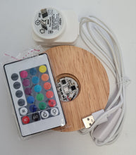Load image into Gallery viewer, Selenite Tealight Holder Colour Changing Lamp