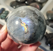 Load image into Gallery viewer, Purple Labradorite Sphere