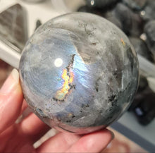 Load image into Gallery viewer, Purple Labradorite Sphere