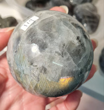 Load image into Gallery viewer, Purple Labradorite Sphere