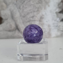 Load image into Gallery viewer, Charoite Sphere A Grade