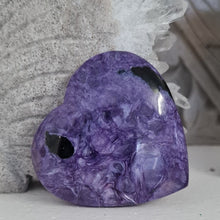 Load image into Gallery viewer, Charoite Heart A Grade