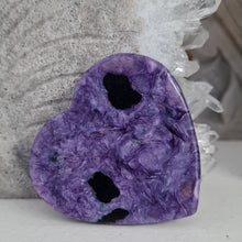 Load image into Gallery viewer, Charoite Heart A Grade